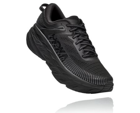 Hoka One One Bondi 7 - Sapatos Ortopédicos Mulher Pretas / Pretas | PT-lku96HK